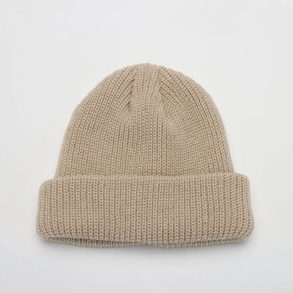 Winter Warm Beanies Casual Short Thread Hip Hop Hat Adult Men Female Knitted Skull Cap Elastic Unisex