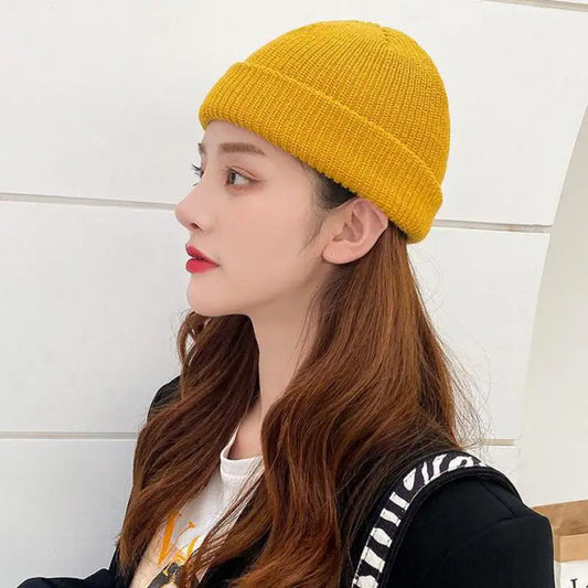 Winter Warm Beanies Casual Short Thread Hip Hop Hat Adult Men Female Knitted Skull Cap Elastic Unisex