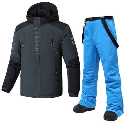 Fleece Ski Jackets and Pants, Good Quality L-8XL Windproof WaterProof.