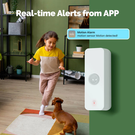 MOES Tuya WiFi Smart PIR Sensor Human Body Infrared Motion Detector Home Security Scene Linkage Automation Battery Power