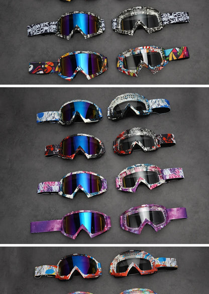Newest Motocross Glasses Motorcycle Sunglasses Man MTB ATV Mask Windproof Protection Skiing Cycling Racing Off-Road Goggles