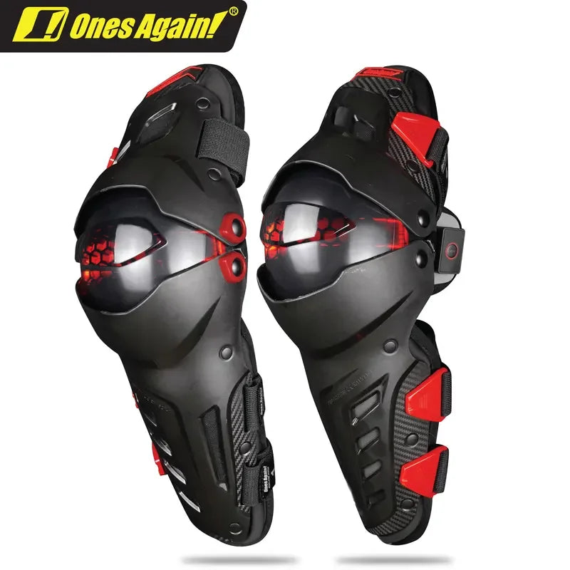 Ones again! MX Enduro Motocross Knee Protectors LED Racing Leg Cover Guards for Motorcycle Moto Cross Protection Gears Men Women