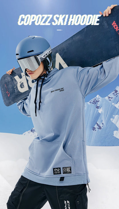 Oversize Ski Hoodie Men Women Warm Windproof Waterproof Snow Hoodie Ski Jacket Skiing Snowboarding Hooded Jackets Ski Equipment