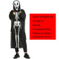 Halloween Scary Skeleton Ghost Cosplay Costume Masks Gloves Costume Suit Masquerade Carnival Horror Clothes for Adults Kids