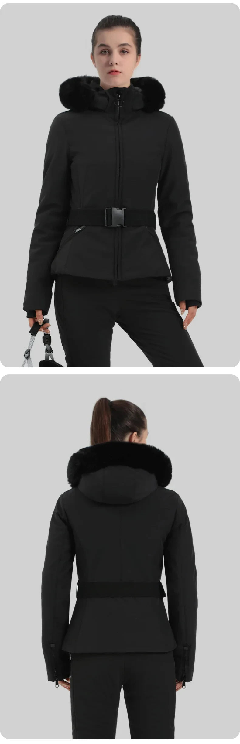 Skiing Jacket 2025 Mountain Snowboard Jackets Winter Hooded Woman Snow Jackets Outdoor Sports Outerwear Windproof Warm Tracksuit