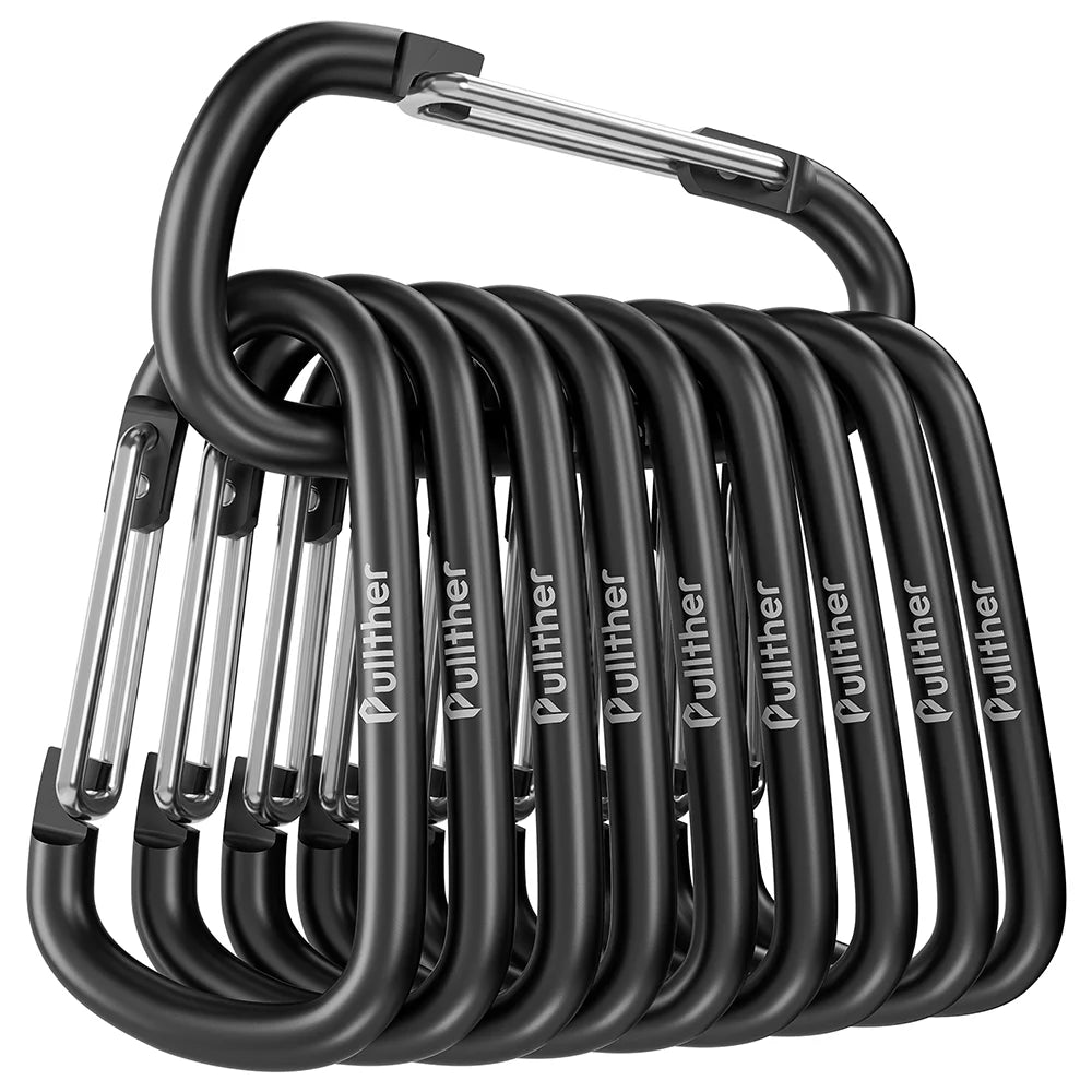 carabiner keychain camping equipments gear accessories tactical accessory edc tool outdoor survival equipment fishing gadgets