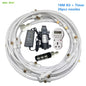 A29 Outdoor Misting Cooling System 12V Water Pump Kit Fog Nozzle For Greenhouse Garden Patio 8M -18M Timer Smart Irrigation Kits