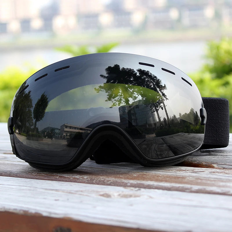 PHMAX Ski Goggles Men Snowboard Glasses Women Winter Outdoor Snow Sunglasses UV400 Double Layers Lens Anti-Fog Skiing Goggles