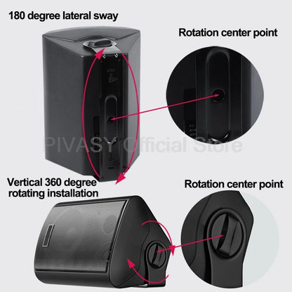 50W 8.5 Inch Bluetooth Speaker Audience High Power Speaker Amplifier Smart Sound Box High Fidelity Home Cinema for TV PC Desktop