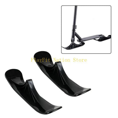 242F 1 Pair Kids Ski Board for Scooter Snow Sled Scooter Sled Sliding Ski Snowboard