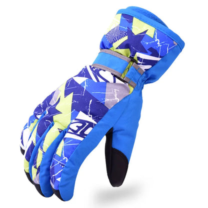 Outdoor Sport  Skiing Gloves Windproof Men Women Kids Winter Warm Ski Gloves Mittens Waterproof Skiing Breathable Air S/M/L/XL