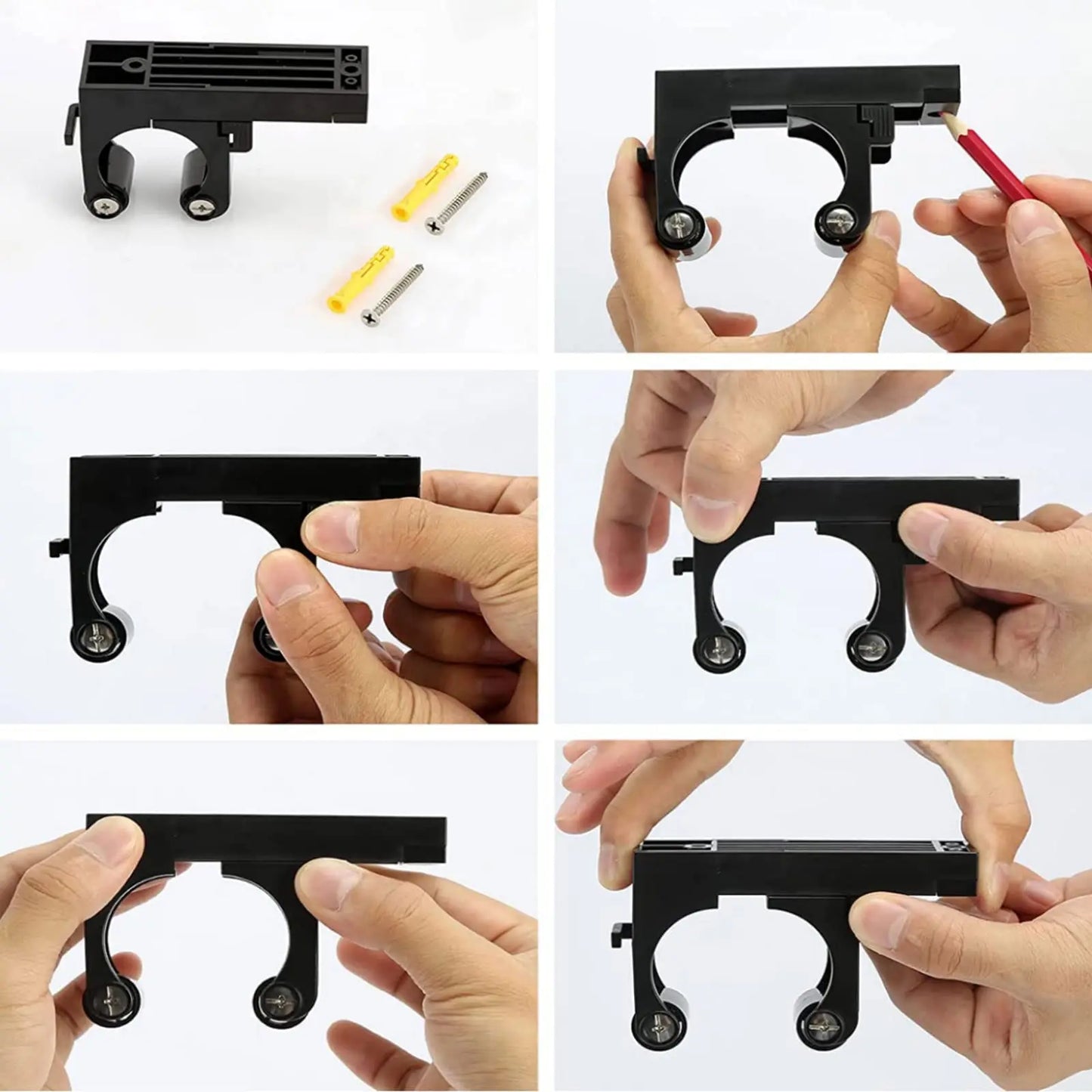 Bicycle Stand Parking Hook Tire Clamp Garage Organizer Wall Mount Clip Buckle Road MTB Bike Hanger Support Bracket Rack Storage