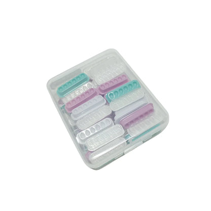 50PCS=1BOX Self Adhering Eyelash Extension Lash Glue Tray Wells Fan maker Private Label  Available