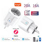 ZigBee 3.0 WiFi Smart Plug EU 16A/20A Power Monitor Socket Smart Life APP Remote Control Timer Voice Control Alexa Google Home
