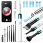 Wireless Ear Wax Removal With Camera Rechargeable Ear Cleaner 8 Megapixels Ear Check Camera with 6 Pcs Ear Spoon Set Canal Clean