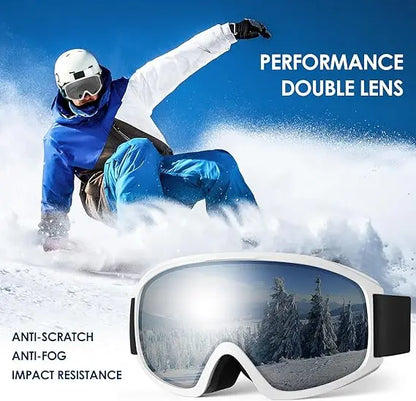 Outdoor Sport Ski Goggles Anti fog UV400 Protection Ski Mask Male Female Anti-Fog Big Face Snow Glasses Snowboard Skiing Eyewear