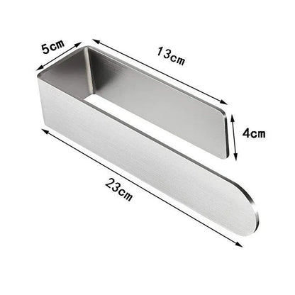 Towel Rack Non-punched Towel Rack Bathroom Rack Self-adhesive Bathroom Kitchen Towel Hand Towel Rack Household Items