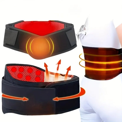 Magnetic Compression Back Support Belt,Breathable Elastic Waist Brace for Men and Women, Spinal Protection for Lifting, Fitness
