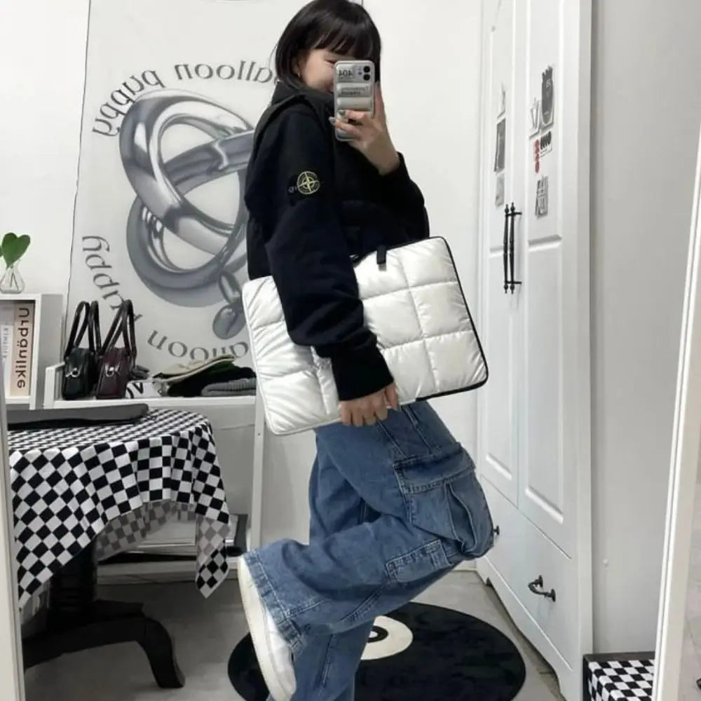 Universal Shockproof Laptop Sleeve Case Large Capacity Cartoon Laptop Bag Portable Ultra Thin Tablet Protective Pouch Tarvel