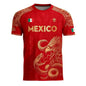 2026 New Summer Mexico Soccer Jersey Men Black Gold Design with Aztec Eagle Snake Print and Mexican Flag for Football Fans