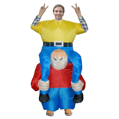 custom Adult Sumo Ballet Clown Inflatable Costumes Purim Halloween Christmas Anime Cosplay Costume Scary Mascot Party Dress ZML