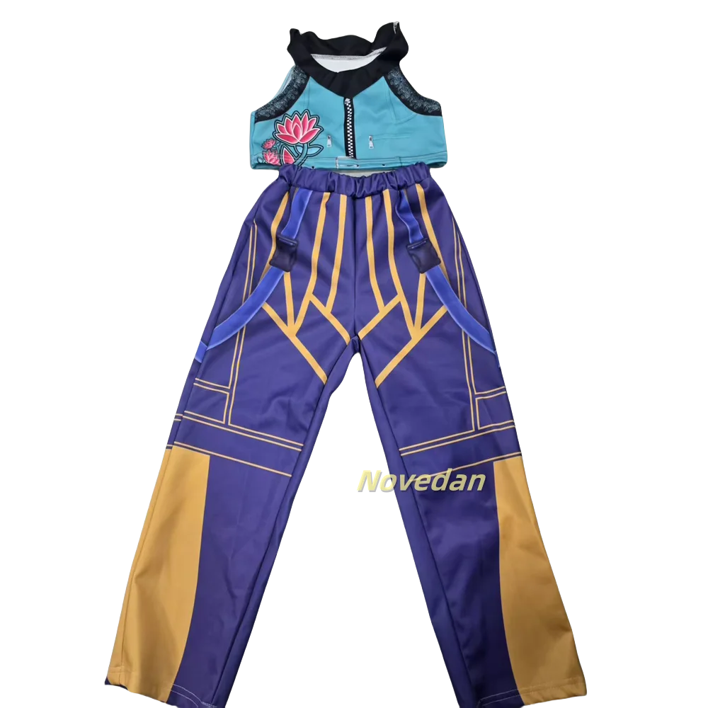 Huntrix Kpop K Pop Demon Hunters Rumi Zoey Mira Cosplay Costume Kids Girls Halloween Stage 3D Printed Pattern Role Play Clothes