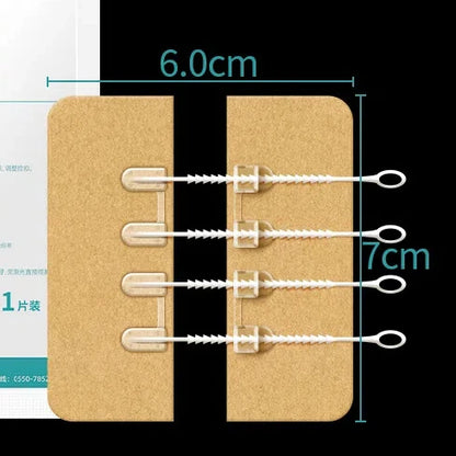 Zipper Tie Wound Closure Patch Hemostatic Patch Wound Fast Without Suture Zipper Outdoor Band-Aid Portable Quick Clot Wound
