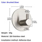 High Quality 304 Stainless Steel Self Adhesive Hooks Shower Bath Hook Kitchen Hanger Bathroom Hook Household Wall Hanger