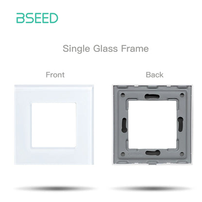 BSEED EU Standard Wifi Socket Smart Plug Function Part Only Power Monitor Timing Smart Home Alexa Voice Control  Bule Backlight