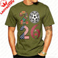 2026 USA Canada Mexico Soccer T-Shirt Cotton Shirt Tribal & Flag Graphic Tee, Ideal Gift for North American Football Enthusiasts
