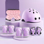 2-14 years Old Bike Helmet Set Skateboard Knee Pads Protective Gear Set Kids Wrist Guards Sport Cycling Roller Skating Scoote