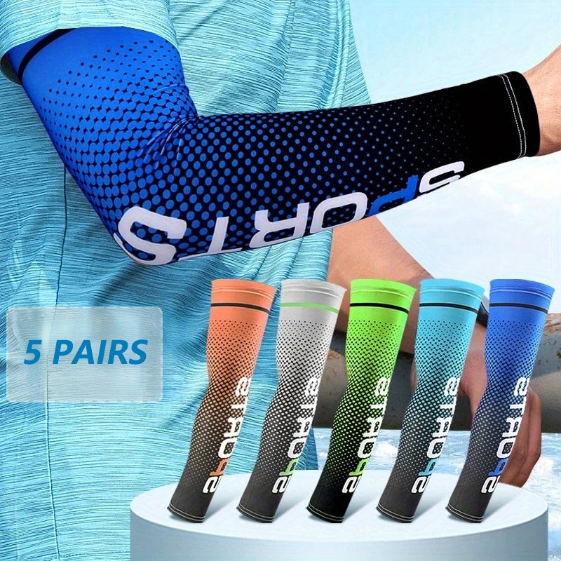 UV protection arm cooling sleeve for sports - stay cool and protected while running, fishing, cycling