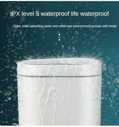 7L Trash Can Smart Sensor Trash Can Automatic Household Electronic Kitchen Trash Bin Toilet Waterproof Narrow Seam Sensor Bin