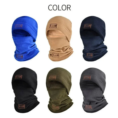 Winter Men Face Mask Neck Warmer Polar Coral Fleece Balaclava Beanies Thermal Head Cover Sports Ski Caps Warm Sets Accessories
