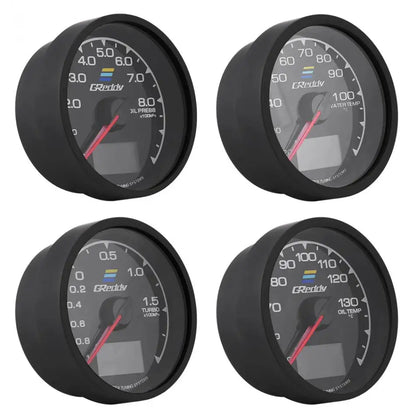 7 Color Car GReddi LCD Digital Display Turbo Boost Water Temp Oil Temp Oil Press Racing Meter Fuel Pressure Air Fuel Ratio Gauge