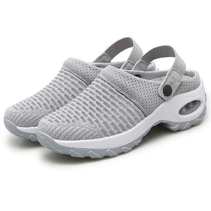 Mesh Orthopedic Clogs Arch Support Walking Shoes Breathable Outdoor Slippers for Women