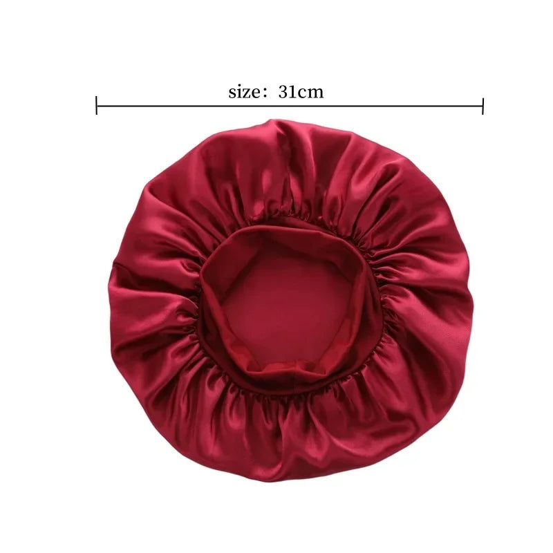 Hundreds of High Elasticity Hair Care Cap Moon Hat Wrapped Headscarf Beauty Cap Shower Cap Female Nursing Satin Sleeping Cap