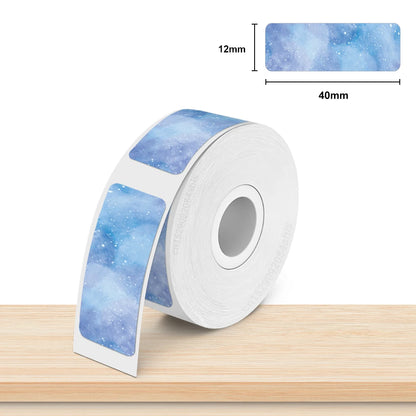 P15 Label Paper Roll White Adhesive Sticker for Marklife P15 P12 Q30 Q30S Label Printer 15*30mm 15*50mm Transparent Label Tape