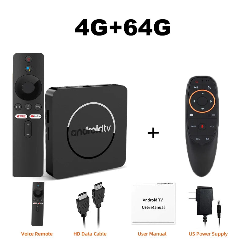 Q10 Android14 8K HDR10+ Smart TV Box Allwinner H313 128G Dual Wifi BT5.0 Set Top Box Media Player with Google Voice AssistantStreaming & Home Media PlayersGoWisse.com
