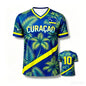 2026 Curacao Tribal Print Football Shirt Jersey Men Women Sport T-shirt National Team Inspired Casual Soccer Tops for Fans