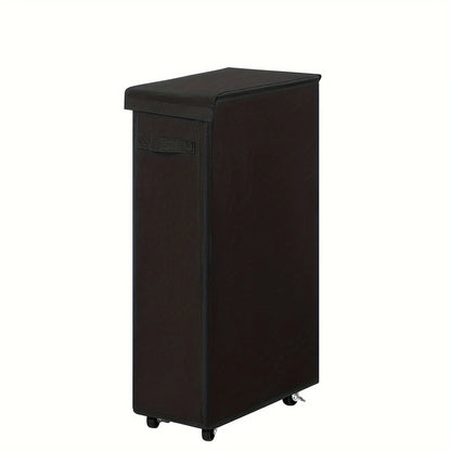 1PC Laundry Basket With Wheels And Lid,Closed Laundry Hamper,Suitable For Bedrooms,Bathtubs,Laundry,Dormitories