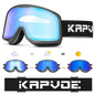 KAPVOE Sale OTG Photochromic Ski Snowboard Goggles Women Men Outdoor Sports Skiing Eyewear UV 400 Winter Snow Protection Glasses