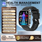 2025 New Mcro Phsical Examination 650nm Laser Therapy ECG Urci Acid Blood Fat Smart Watch Men Blood Pressure Heart Rate Bracelet