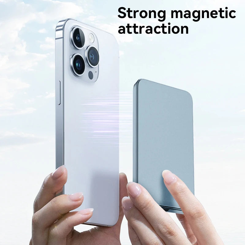 Brand New20w 10000mah Thin Wireless Power Bank Magnetic Portable Fast Charging External Battery For Magsafe For Iphone 15 14 13