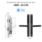 Waterproof TTLock Outdoor Gate Fingerprint Bluetooth APP RFID Code Keyless Electronic Smart Door Lock for Glass Aluminum Sliding