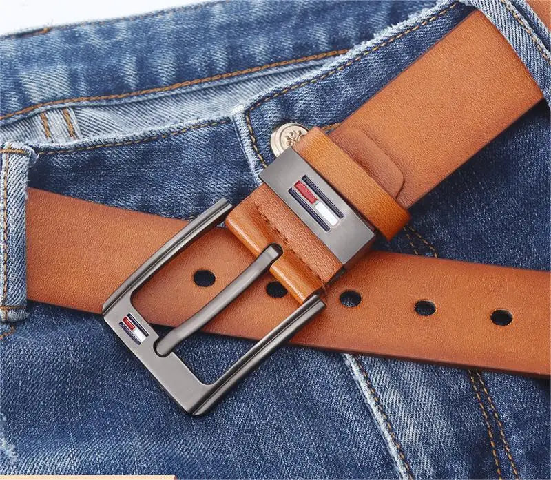 Simple Men's Pin Buckle Belt Korean Version Of The Ffashion Casual Belt Men's Business Belt