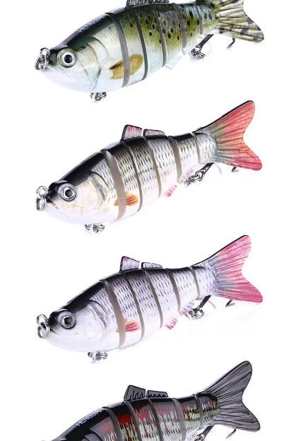 6/3/1Pcs Fishing Lure Sinking 10cm 17.5g 6 Segment Multi Jointed Swimbait Artificial Wobblers Crankbait Hard Bait Pesca Tackle