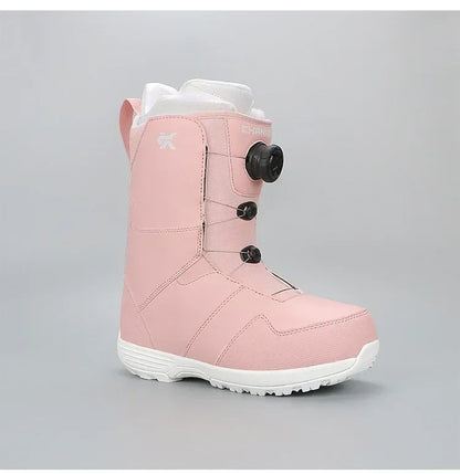 2025 Ski Snowboarding Shoes Man Snow Boots Warm Anti Boots Women Wire Buckle Models Fast Wear Skiing Shoes Men Winter Equipment