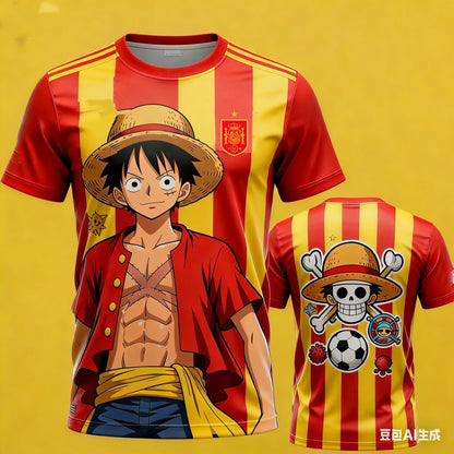 2026 New Spanish Football Team T Shirt Special Edition Football Team Fan Jersey Spectator Clothing Gift for Friends and Family