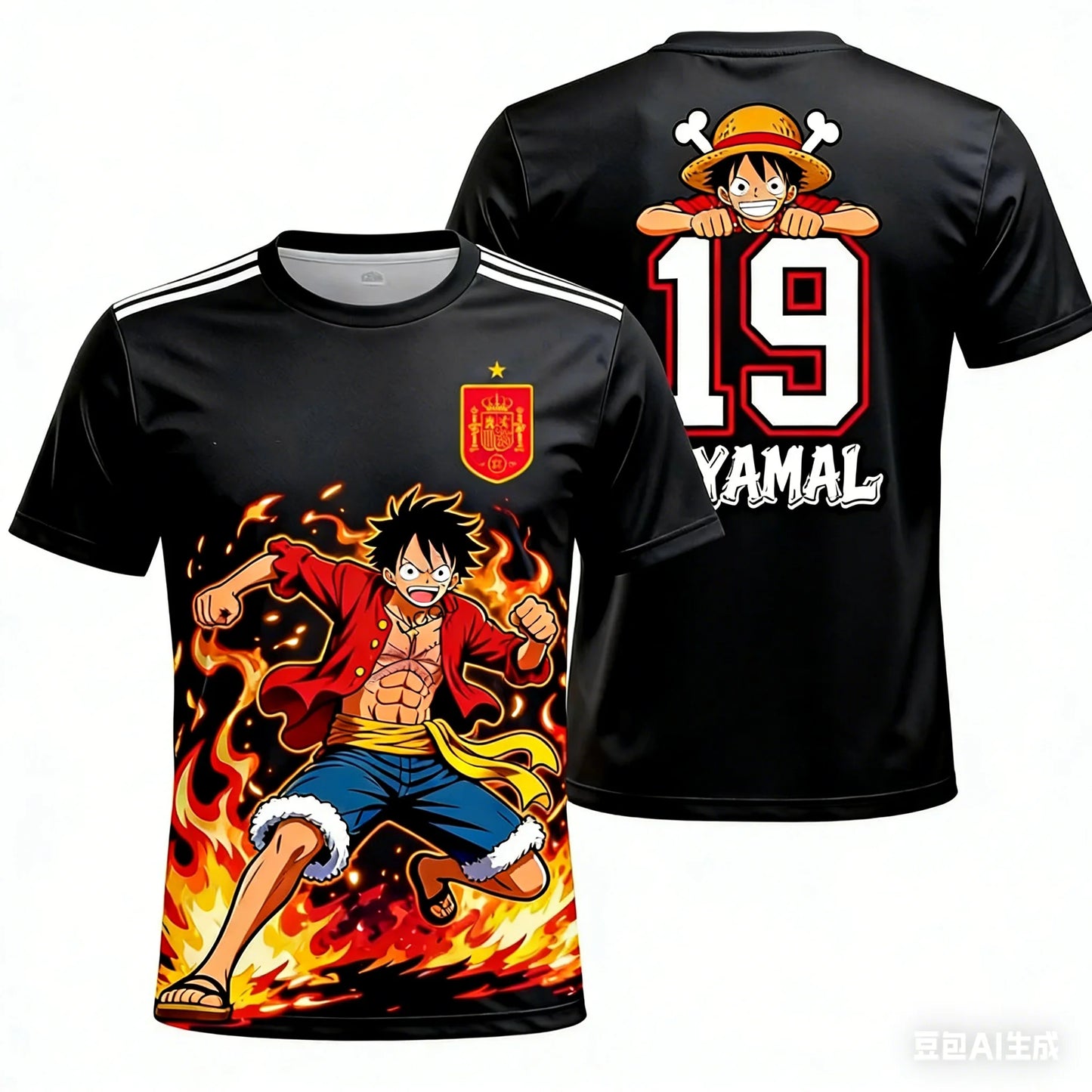 2026 New Arrival - Special Edition "One Dragon" Spanish Football Jersey - Round-neck Top - Suitable for Children's Football Spor
